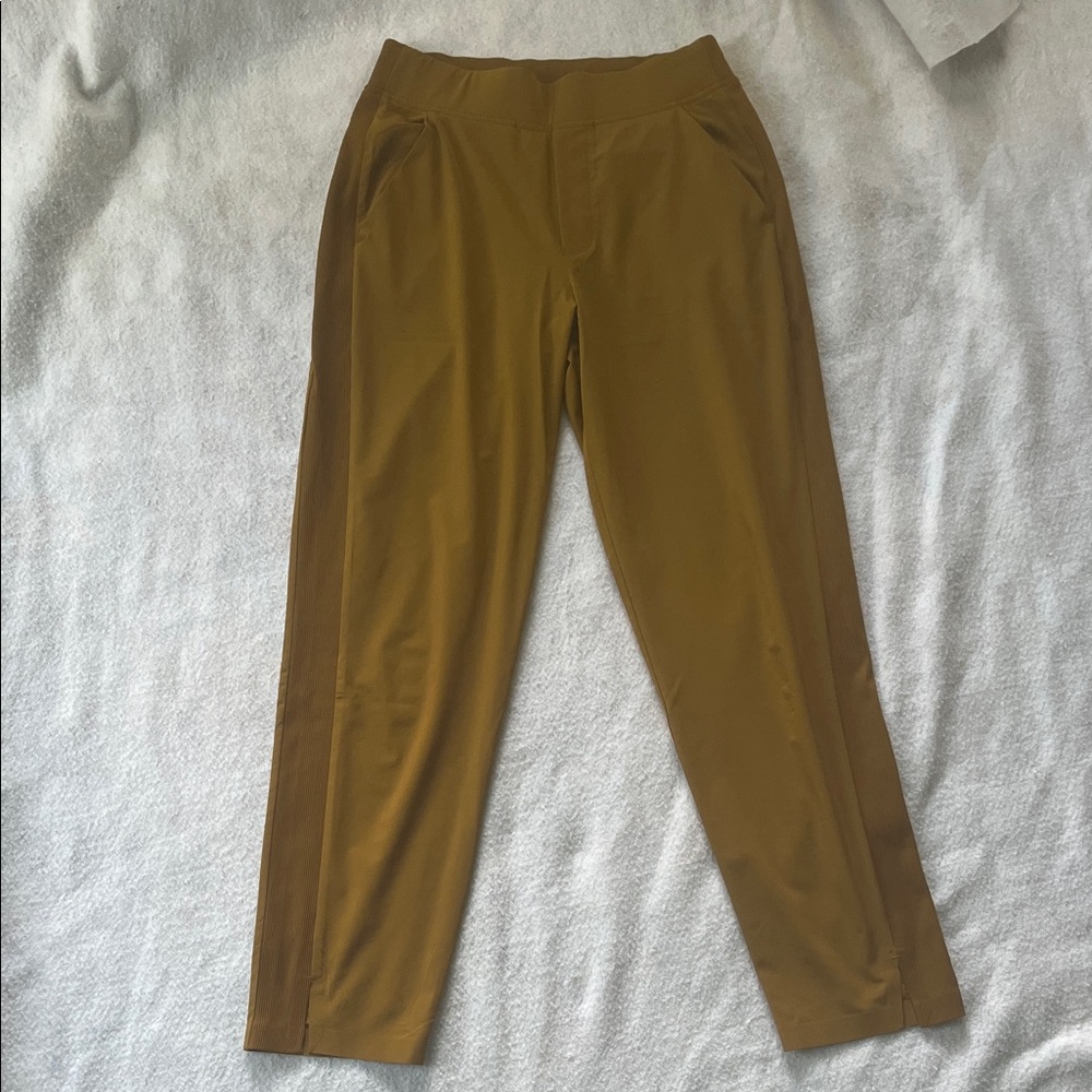 Athleta Mustard Brooklyn Ankle Pants